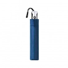 Зонт складной ALEXON, автомат, темно-синий, 100% полиэстер 190T
