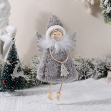 Новогоднее украшение рождественские ангелы Тамарис, серый
