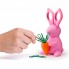Ножницы и магнит со скрепками Bunny, розовые