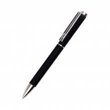 Ручка металлическая Titan софт-тач - Черный AA