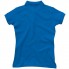 Рубашка поло Backhand женская, небесно-синий/белый