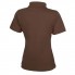 Рубашка поло Calgary женская, шоколадный коричневый