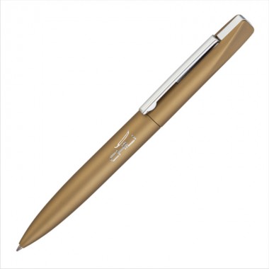 Ручка шариковая "Mercury", золотой, прорезиненная поверхность