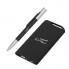 Набор ручка "Clas" + зарядное устройство 4000 mAh в футляре, покрытие soft touch