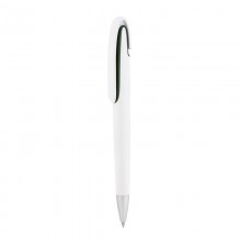 Ручка шариковая "Atlanta", белая/зеленая