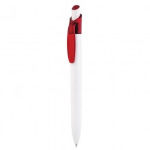 Ручка шариковая "Christi", белая/красная