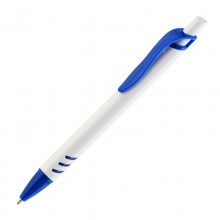 Ручка шариковая "Boston", белая/синяя