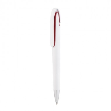 Ручка шариковая "Atlanta", белая/красная