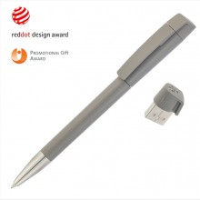 Ручка с флеш-картой USB 8GB «TURNUS M», светло-серый
