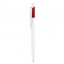 Ручка шариковая "Dallas", белая/красная