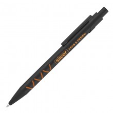 Ручка шариковая "Will", черный/оранжевый