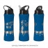 Бутылка спортивная "Санторини" с прорезиненным покрытием 0,65 л., синяя