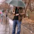Зонт-трость с деревянной ручкой "Денди", зеленый