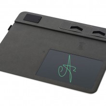 Многофункциональный коврик для мыши Multi Pad с беспроводной зарядкой и LCD экраном, 10 Вт