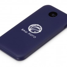 Внешний беспроводной аккумулятор с подсветкой лого Astro, soft-touch, 10000 mAh