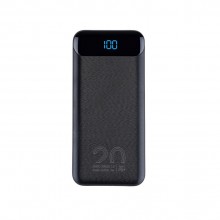 Внешний аккумулятор с дисплеем, 20000 mAh