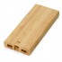 Внешний беспроводной аккумулятор из бамбука Bamboo Air, 10000 mAh