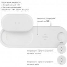 Набор из зарядной станции 4-в-1 и внешнего аккумулятора NEO DeskStation Pro, 8000 мАч
