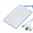Внешний аккумулятор в форме карты Trunk, 2500 mAh