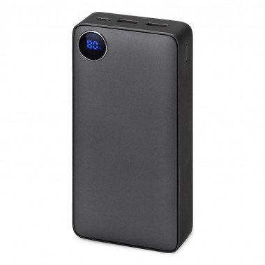 Внешний аккумулятор Mild Pro c быстрой зарядкой QC/PD, металлик soft-touch, 20 000 mAh