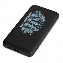Внешний беспроводной аккумулятор с подсветкой лого Reserve X v.2 (ярче подсветка), 8000 mAh