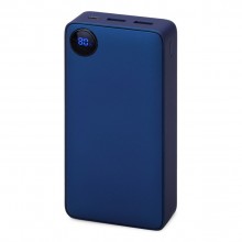 Внешний аккумулятор Mild Pro c быстрой зарядкой QC/PD, металлик soft-touch, 20 000 mAh