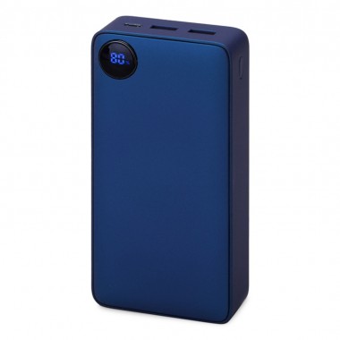 Внешний аккумулятор Mild Pro c быстрой зарядкой QC/PD, металлик soft-touch, 20 000 mAh
