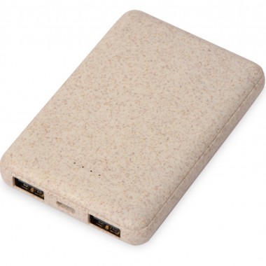 Внешний аккумулятор Wheatty из пшеничной соломы, 5000 mAh