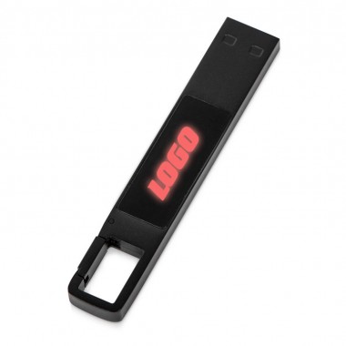 USB 2.0- флешка на 32 Гб c подсветкой логотипа Hook LED