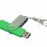 USB-флешка на 32 Гб с поворотным механизмом и дополнительным разъемом Micro USB