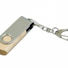 USB-флешка промо на 16 Гб с поворотным механизмом