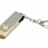 USB-флешка промо на 16 Гб с поворотным механизмом