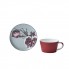 Набор чашка и блюдце TEA SET 1 BLU