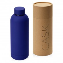 Вакуумная термобутылка с медной изоляцией Cask, soft-touch, тубус, 500 мл