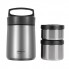 Термос с двумя контейнерами THERMOcafe TCLB-1480SY, 1480 мл