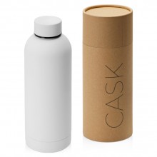 Вакуумная термобутылка с медной изоляцией Cask, soft-touch, тубус, 500 мл