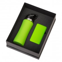 Подарочный набор COLOR IT с бутылкой для воды и повербанком