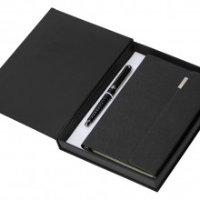 Подарочный набор Tactical Dark: блокнот А5, ручка роллер