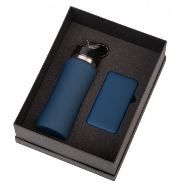 Подарочный набор COLOR IT с бутылкой для воды и повербанком, 5000 mAh