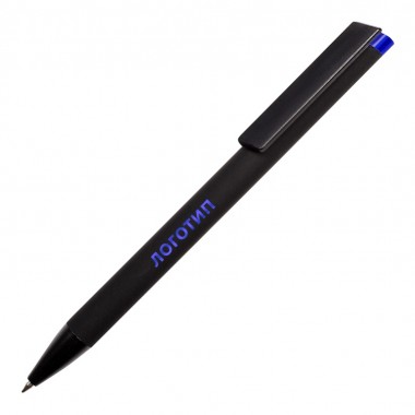 Ручка металлическая шариковая Taper Metal soft-touch