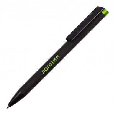 Ручка металлическая шариковая Taper Metal soft-touch