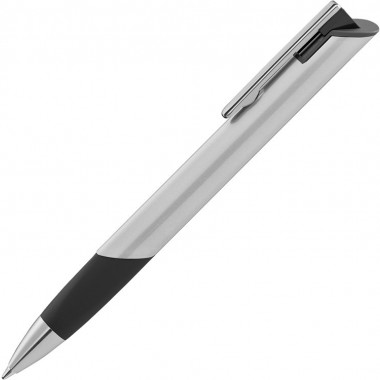 Ручка металлическая шариковая трехгранная «TRIANGLE» с грипом