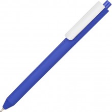 Ручка пластиковая шариковая Pigra P03 софт-тач
