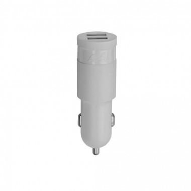 PS4222 W00 автомобильное ЗУ 2,4A / 2USB, без кабеля, белый