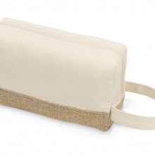 Косметичка Jute с ручкой из хлопка и джута