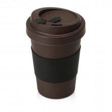 Стакан из кофе с силиконовой манжетой Latte