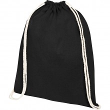 Рюкзак со шнурком Tenes из хлопка 140 г/м²
