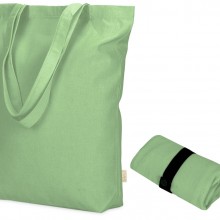 Сумка Fixy из переработанного хлопка 220 г/м2 с фиксирующей лентой Сумка Fixy из переработанного хлопка 220 г/м2 с фиксирующей лентой