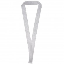 Лента для медали с пряжкой Ribbon, серебристая Лента для медали с пряжкой Ribbon, серебристая