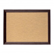 Плакетка Plaque, малая, вишня с золотистой пластиной Плакетка Plaque, малая, вишня с золотистой пластиной